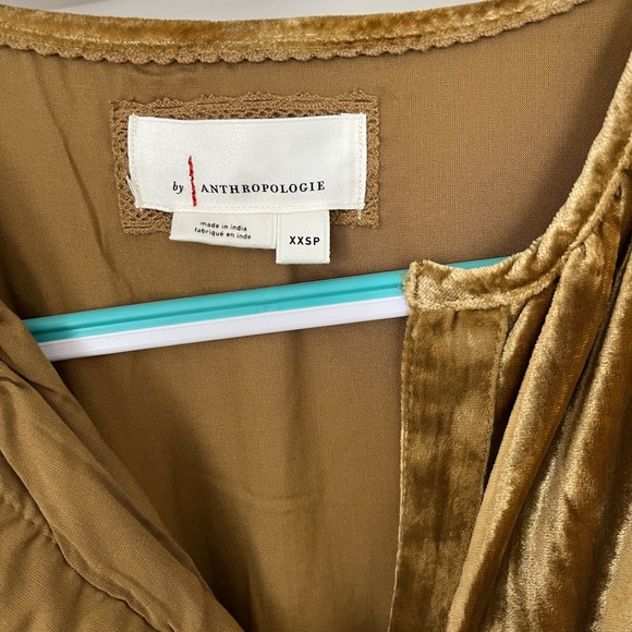 Anthropologie Somerset Velvet Petite Dress - Picture 3 of 8